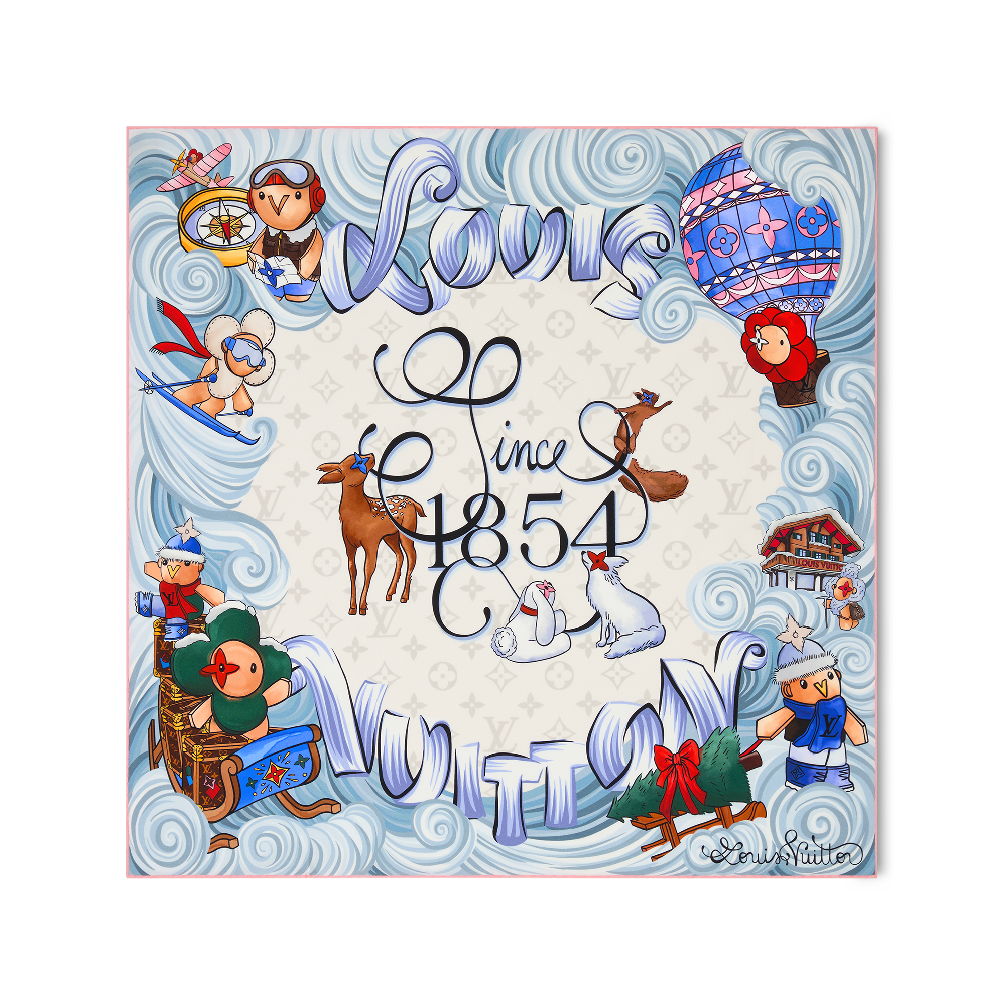 Vivienne Winter Holiday Square 70 S00 - Accessories | LOUIS VUITTON